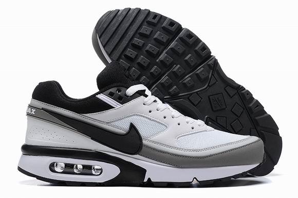 Nike Air Max BW 91 Men's Shoes White Grey Black-30 - Click Image to Close